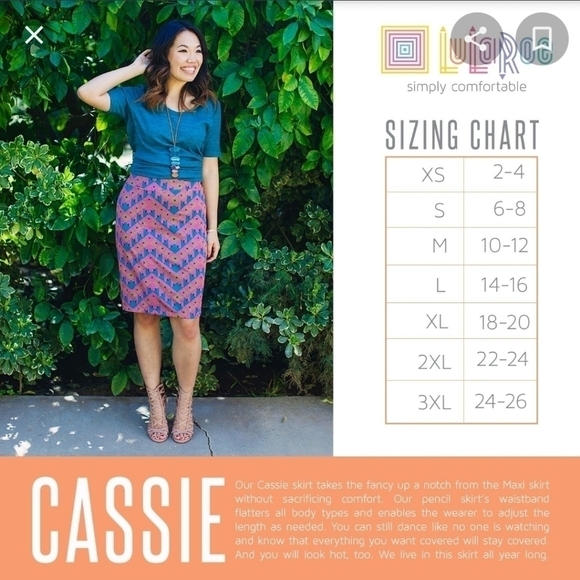 Geometric Patterned Cassie LuLaRoe Bodycon Skirt Size Small - Picture 6 of 6